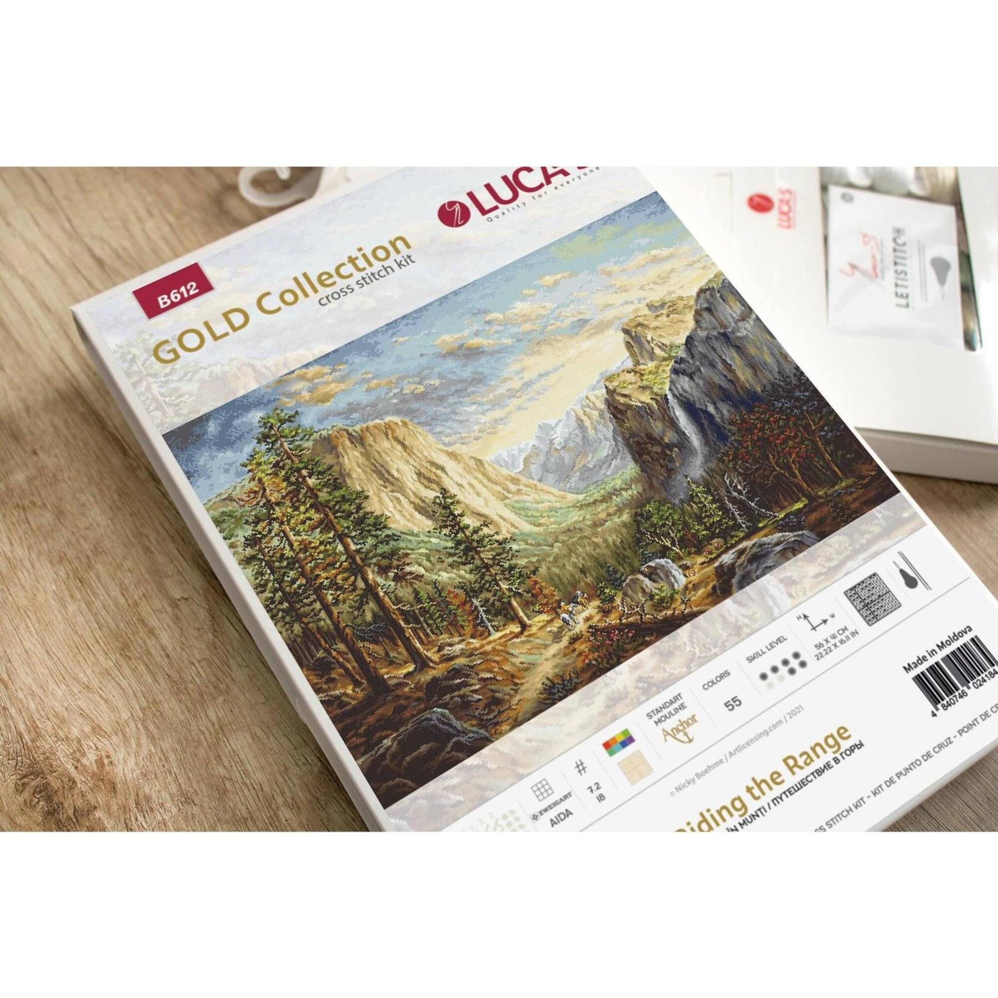 Luca-S Riding the Range Counted Cross-Stitch Kit